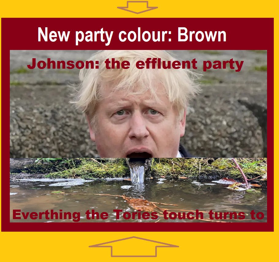 avaltd's tweet image. 💥 #JohnsonOut154 💥
💥 #JohnsonOut154💥
Excrement in the rivers
Excrement in government
#ToryCriminalsUnfitToGovern