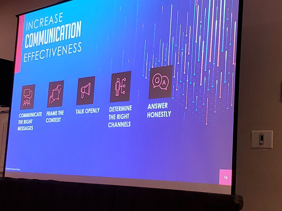 I appreciate these slides so much...focus on what <a href="/ThoughtPartner/">David Grossman</a> is saying,  not reading to us. #IABC22