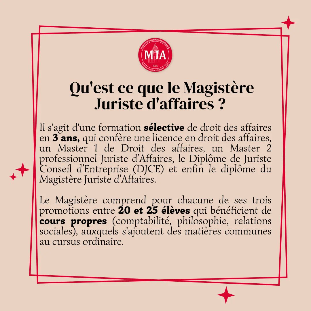 Magistère - DJCE de Paris 2 tweet media