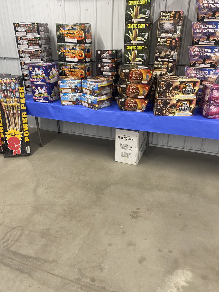 Wollenzien Fireworks is open from 10:00-10:00 June 27-July 5!!! Check it out! 101 3rd Ave SE Towner, ND