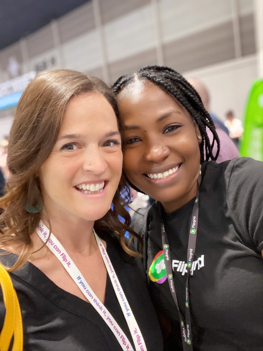 Wonderful to finally meet @inc_yv IRL! #FlipgridforAll 💚