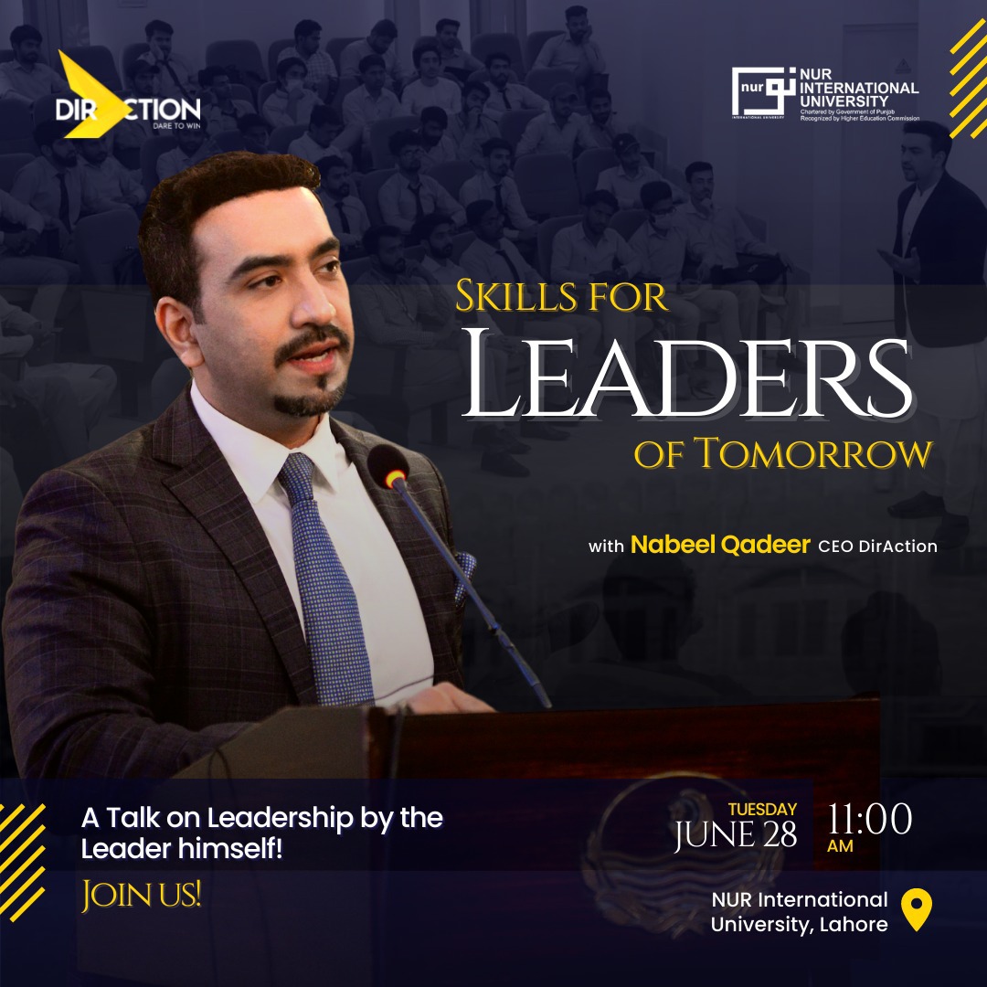 DirActionSkills's tweet photo. Mr. Nabeel Qadeer, CEO DirAction, along with Team DirAction will be visiting NIU to speak to the students about the skills for leadership along with the potential &amp; opportunities in the world of E-commerce.

(1/2)

#DirAction https://t.co/w6CpvkEqv2