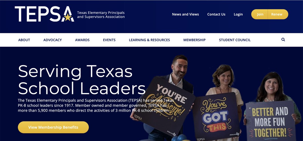 Have you &amp; your Admin Team joined <a href="/TEPSAtalk/">TEPSA</a> yet?  Professional development, public education advocacy, networking, camaraderie, good times &amp; more! #WeLeadTX