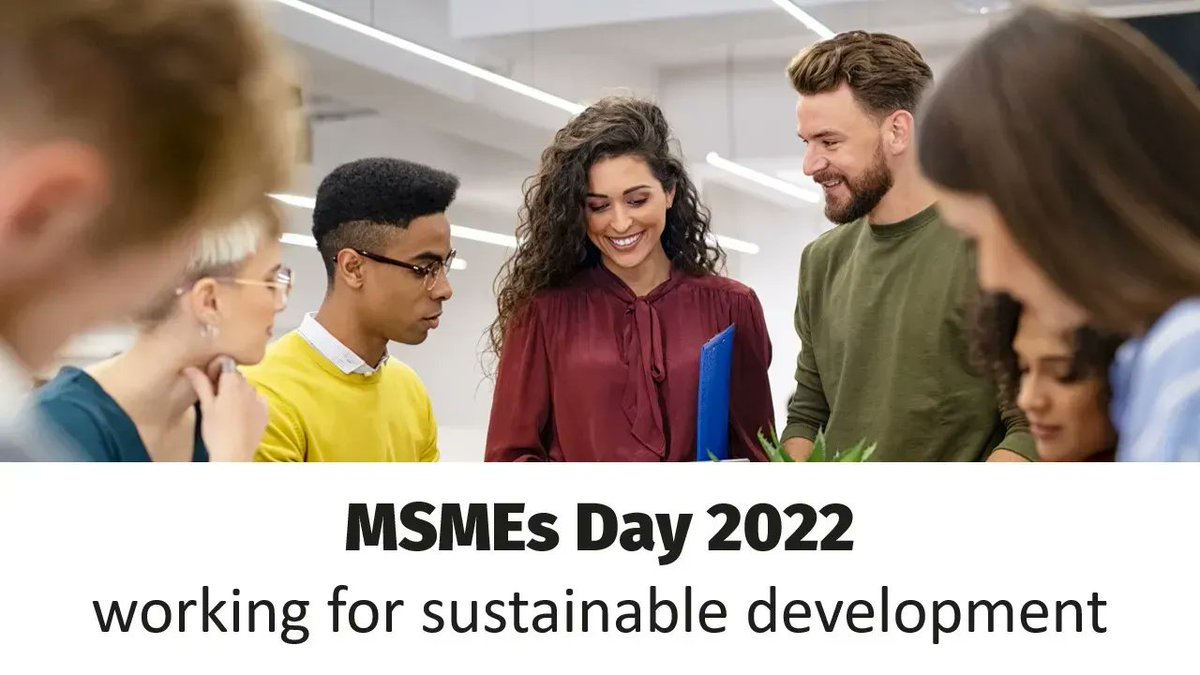 Happy micro-, small and medium-sized enterprise day!  

💼 MSMEs contribute to sustainable development, the global economy and are key to an inclusive and sustainable recovery! 

#MSMEDay2022 #SME #enterprise #business #SI #SustainabilityInstitute #entrepreneur #entrepreneurship