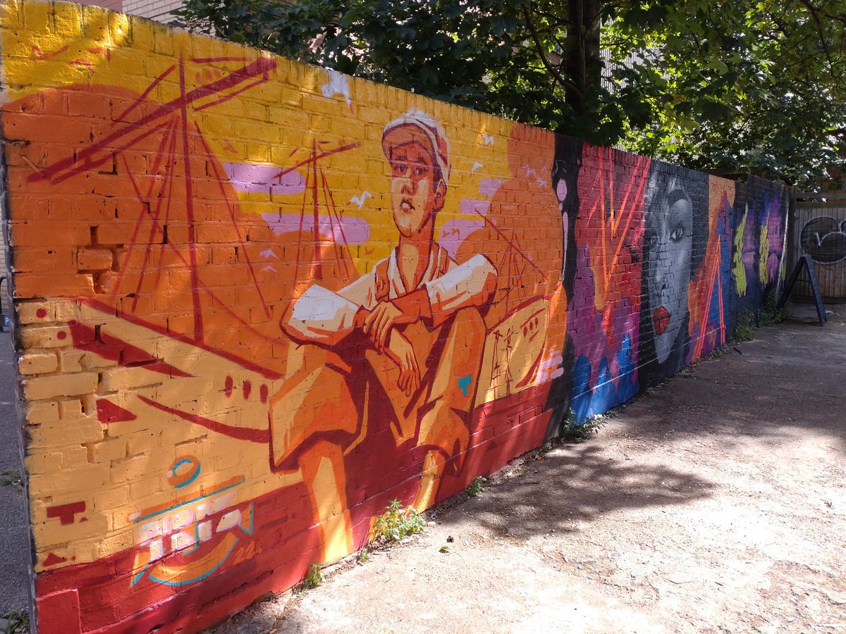 yvonnebr3's tweet photo. New Street art alongside #revolutionrecords #penge ,#SE20 https://t.co/gM2jh68WBu