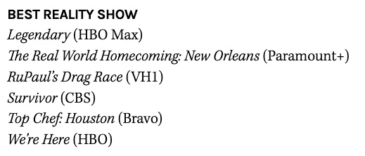 Thank you <a href="/DorianAwards/">GALECA: The Society of LGBTQ Entertainment Critics</a> for the nomination! ✨