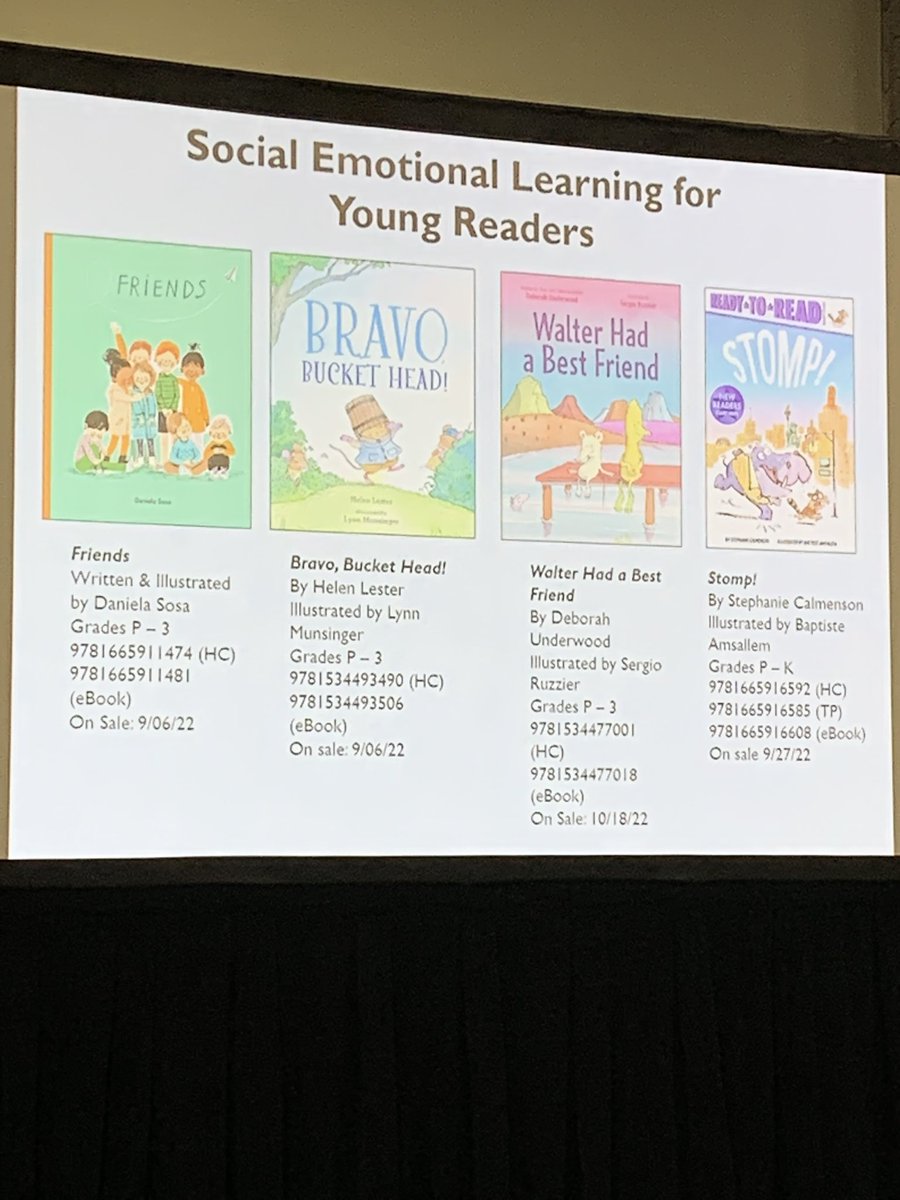 jluss's tweet photo. So many terrific books coming from @SimonKIDS this fall! #bookbuzz #alaac22 #ALA22 @ctcasl #ctcaslreads @MsThomBookitis @technojohnson https://t.co/g4YXiHveeJ