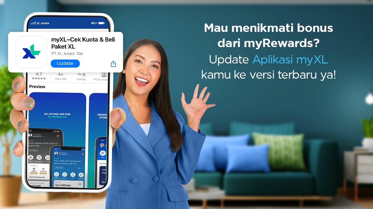 myXL's tweet photo. #SemakinUntung di Aplikasi myXL dengan myRewards. Cara meningkatkan level myRewards bisa dengan top up pulsa dan kuota di Aplikasi myXL.. Level semakin naik, bonus yang didapat juga semakin banyak, lho!
#WeAreMore https://t.co/eh82QwSr90
