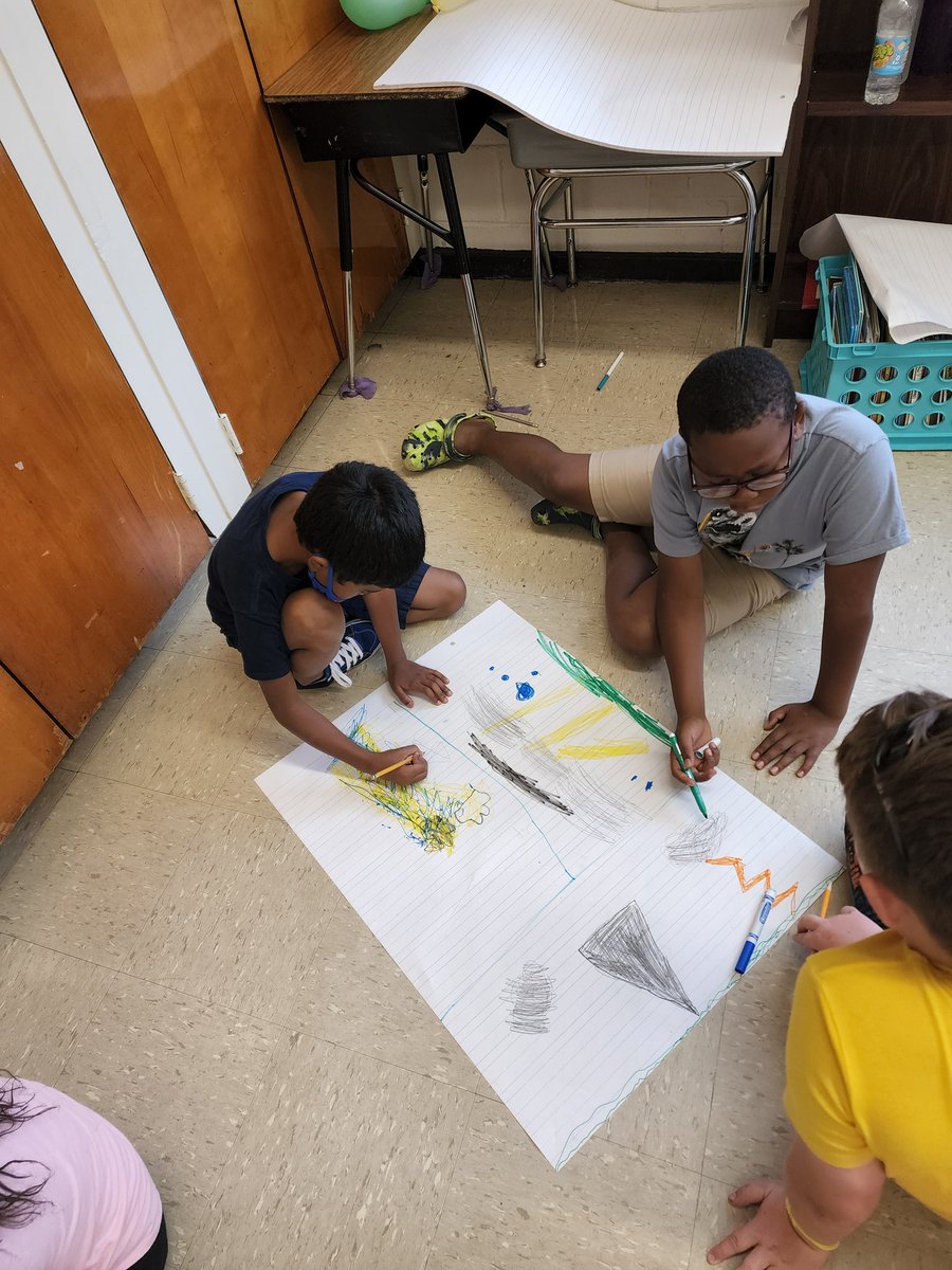mccarroll_marie's tweet photo. Students showing what they know about weather at Armstrong Summer Learning.   #ccssummerlearning https://t.co/k1IcxEcXTP