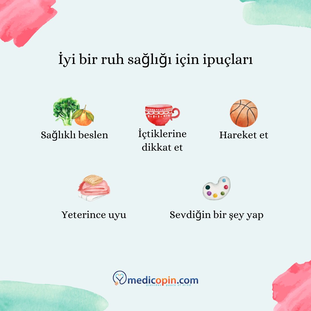 Beden sağlığınız kadar ruh sağlığınız da önemli