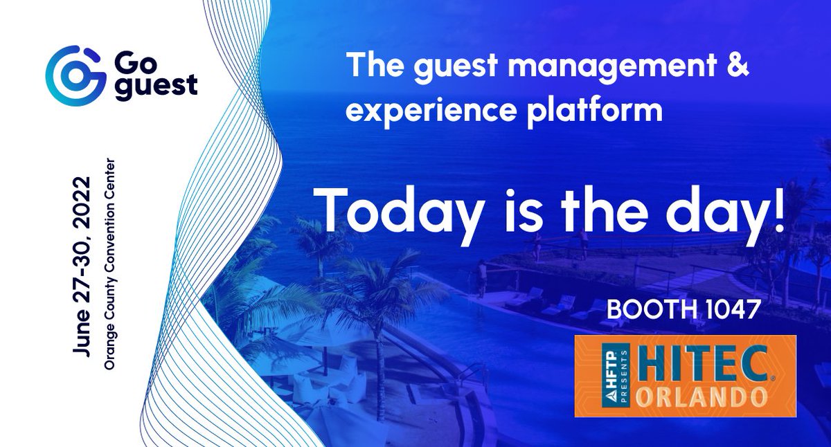 easygoband's tweet photo. Today is the day! Come visit our colleagues Rafa Corral CSO & Christian Bongardt, head of sales in USA. They await 4u there, & they r not alone, they r w #Goguest 😎
#HITEC #HFTP #HITECNorthAmerica #ORLANDO #hospitalitytech #hotelmanagement #guestexperience #gomucheasier https://t.co/A8XNwvbEsT