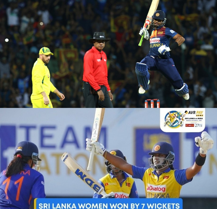 AkhilaSene97's tweet photo. Just two captains leading the chase where Sri Lanka wins the 3rd T20I matches of #SLvAUS and #SLvIND

@dasunshanaka1 🤝 @58Chamari https://t.co/iIMBhiehu8