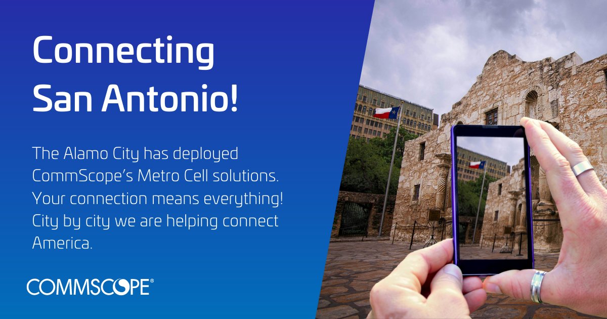 CommScope's tweet photo. CommScope’s Metro Cell solutions have been approved, deployed and met the design standards in 98% of America’s 50 largest jurisdictions. Better Metro Cell network performance, coming soon to a city near you. To learn more: https://t.co/B8aIihCJvA
#smallcell #metrocell https://t.co/e4vAchyHGJ