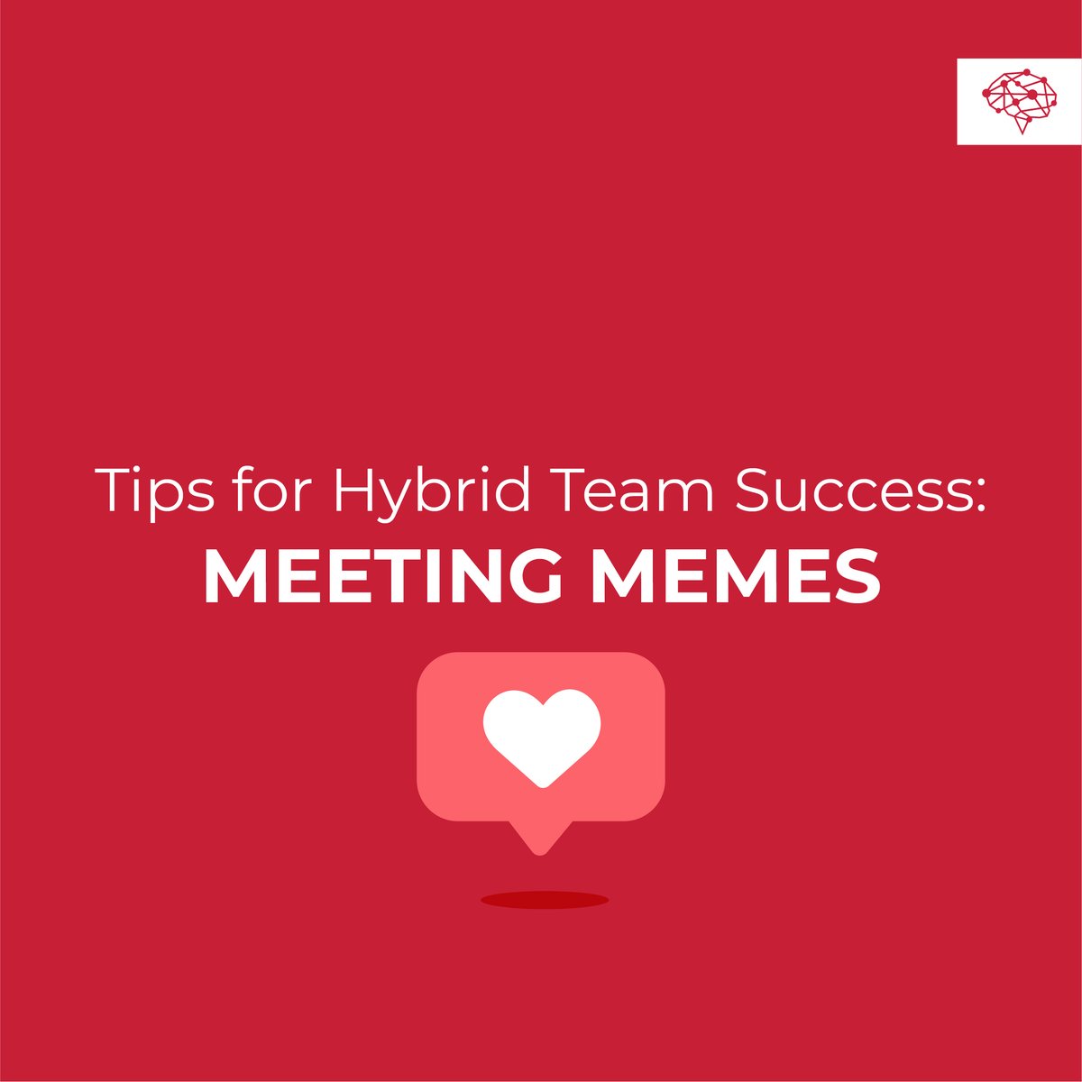 Need an icebreaker into a virtual meeting? A mid-meeting "check-in"?  Invite your team to find and share memes. Example: “Find a meme that sums up your current mindset.” You'll see a snapshot of how each is doing. Enjoy some laughter.  Share your ideas below!