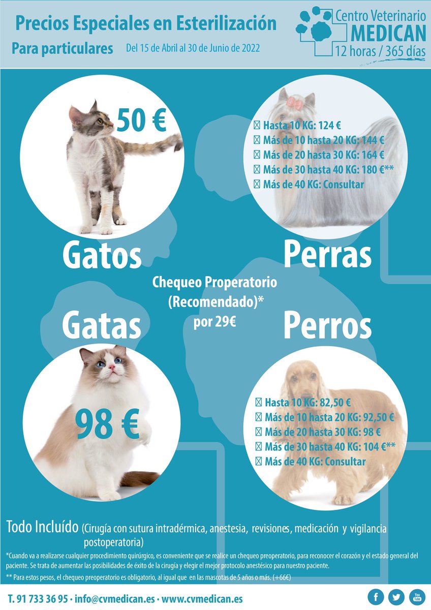 cvmedican's tweet photo. ¡Últimos días para reservar cita y aprovechar nuestras campañas de #esterilización y Limpieza dental! https://t.co/s9m6TQnQnR