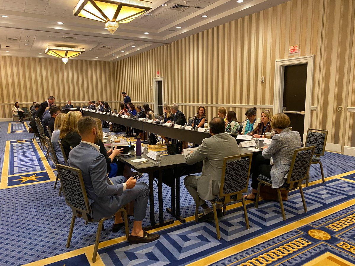 Pleased to join the infrastructure roundtable hosted by U.S. Secretary of Commerce Gina Raimondo. This morning, we’re discussing public/private partnerships for infrastructure.