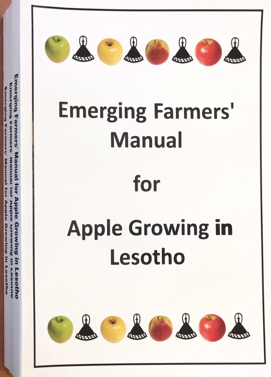 Emerging Farmers' Manual for Apple Growers in Lesotho developed by PSCEDP II as part of economic diversification. #lesotho #commercialagriculture #lesothoproduce #emergingfarmers #appleproducers #apples