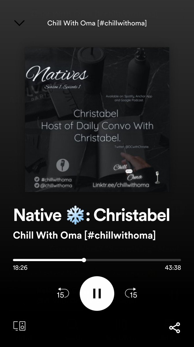 chillwithoma's tweet photo. #chillwithoma

Counting down in seconds and minutes!!!! 

What platform will you be listening to our podcast on? 

[PS subscribe to our newsletter to get early access to our podcast episodes, blogs etc] 🌝🤭 https://t.co/3v6mE5UE4J