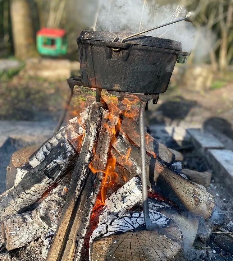 I am pleased to report that our vegetable soup was thoroughly enjoyed by both children and staff!👏🏼 #forestschool #outdoorcooking