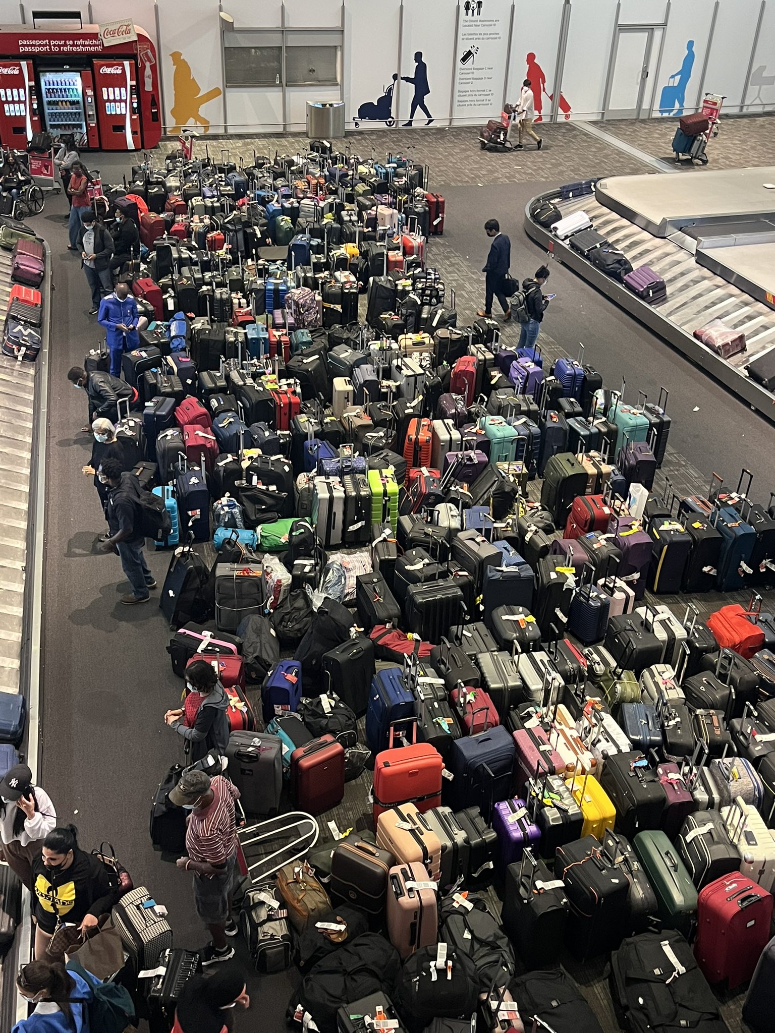 Bobby G on Twitter: "So much luggage but where's all the people? Pearson  Airport gong show! https://t.co/AiHpPB5c0w" / Twitter