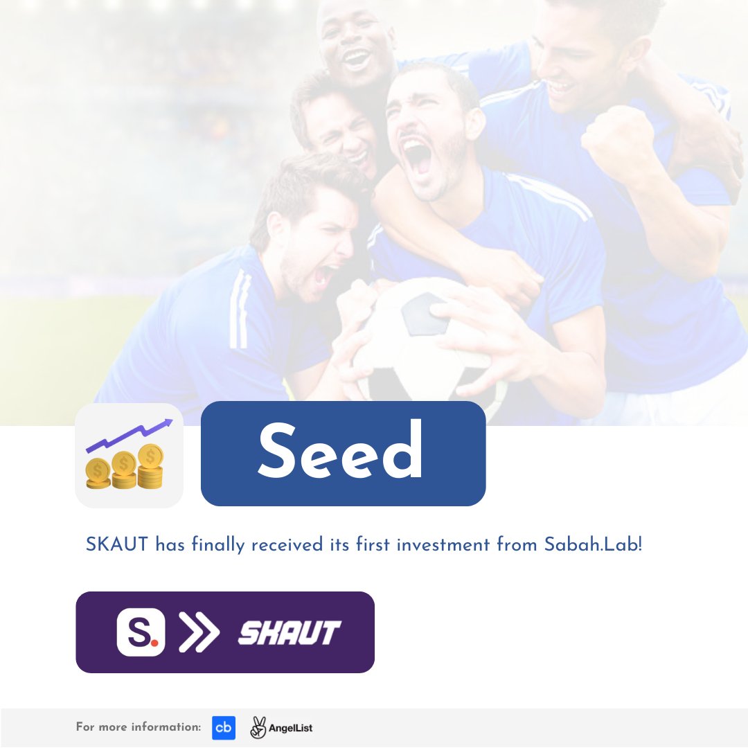 skaut_uk's tweet photo. 😯 Raise! Raise! Raise! Finally We Have Done It!!!
According to partnership with SABAH.lab, SKAUT is able to raise its first investment 💪
Goal Keep It Coming!!!
#Skaut #SkautUK #NFTSkaut #startup #seed #angelinvestor #investskaut #investus #investor #SportStartup #SportTech https://t.co/ArteyOipJr