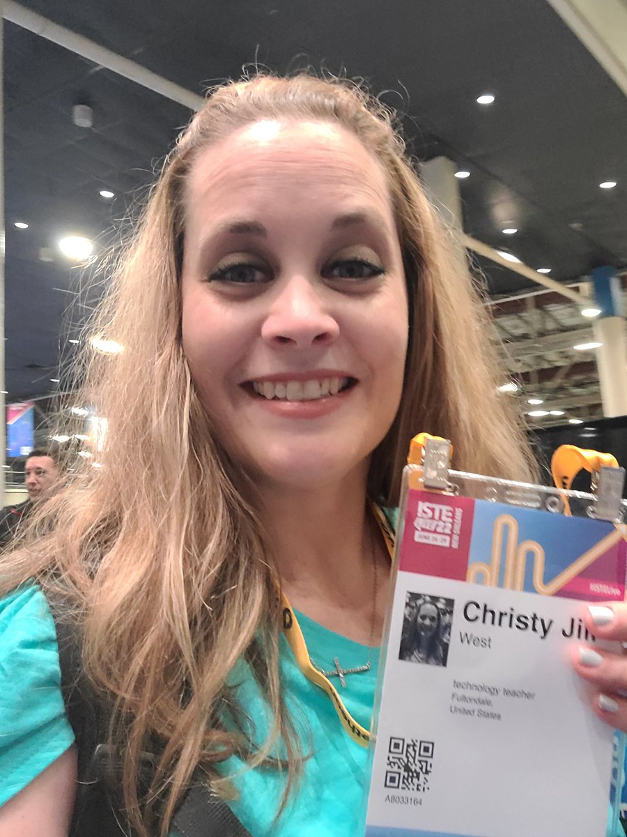 jwest8378's tweet photo. Ready to attend all the things at #ISTELive22 ! @JEFCOEDTech https://t.co/qHdl95lI4F