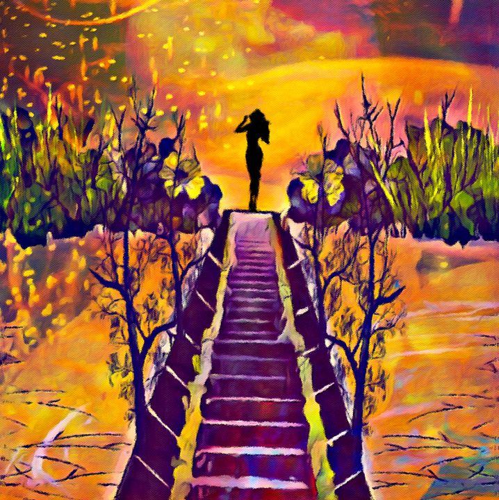 Featured Art of the Day: "Surrender to the Sunset". Buy it at: ArtPal.com/LauriesArt111?…