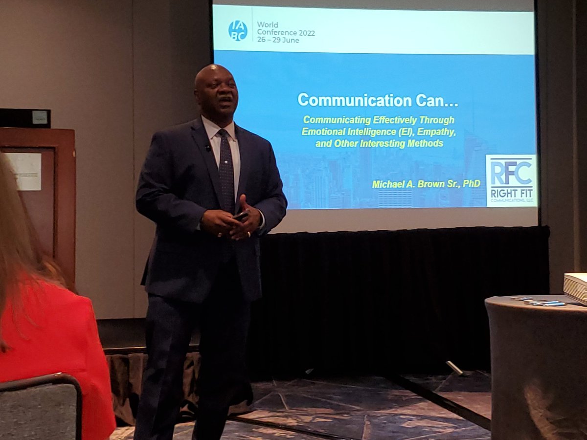 Here with Dr. Brown. #IABC22