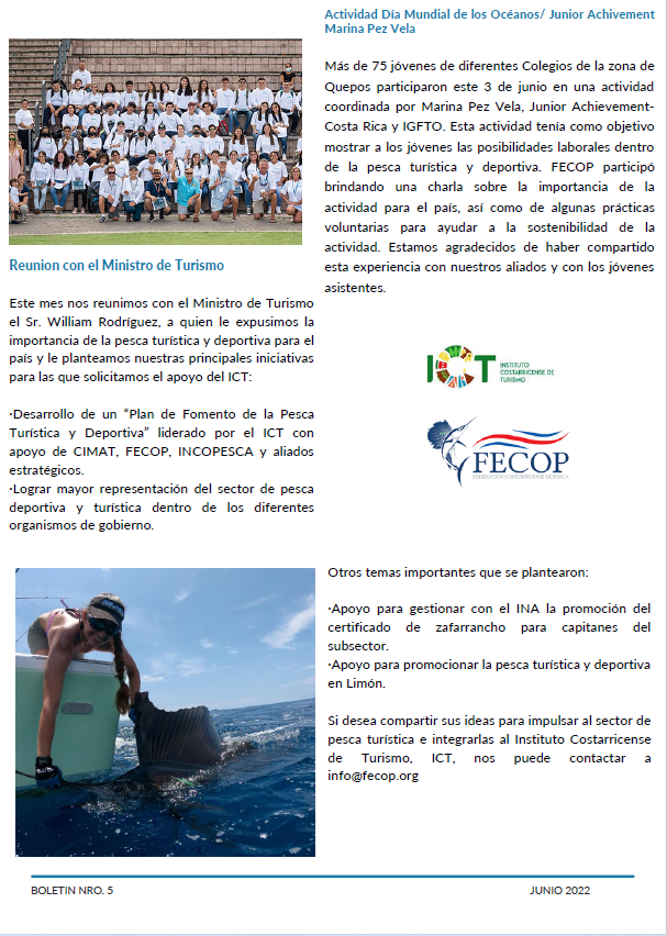 pescaparafuturo's tweet photo. 5to Boletin Informativo https://t.co/Lko1PldP52