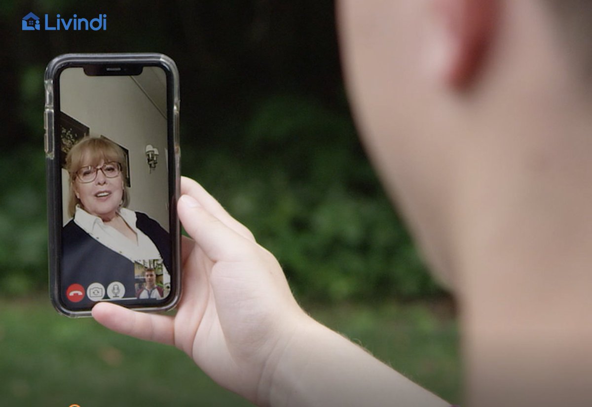 Want To Help Your Mom And Dad Get A Closer Relationship With Grandchildren? Livindi Makes It Easy For Them To Video Call From Anywhere! Call (508) 416 6030 livindi.com #livindi #caregivers #family #seniorliving #grandparents #seniortech