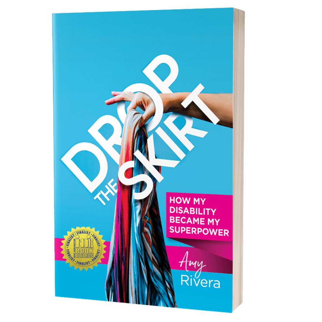 editwright's tweet image. CONGRATULATIONS to @amy_j_rivera for earning 2 finalist spots in the 2022 @IndieBookAwards!

Drop the Skirt is an inspiring memoir about living w/ a rare disease, fighting for a diagnosis, &amp;amp; learning to thrive with a disability.

amyrivera.com/books