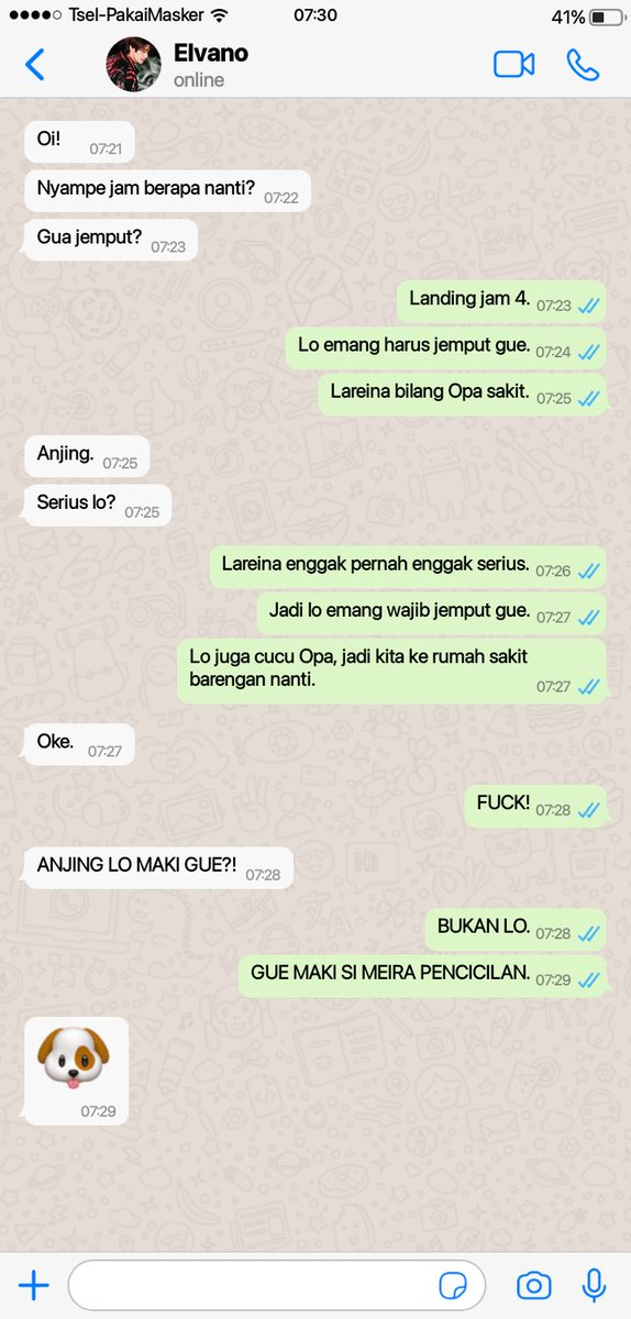 hsamberlee's tweet photo. 014 — 07.30 am.
Elvano pagi-pagi buta udah nyolek Eros aja ft. pengacau hidup Eros. https://t.co/So0whlGt4S