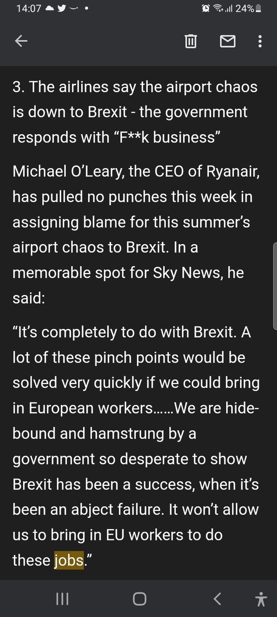Bollybarton's tweet photo. From the Ryanair's mouth.
#ReasonstoRejoin https://t.co/oG4csLh6Se