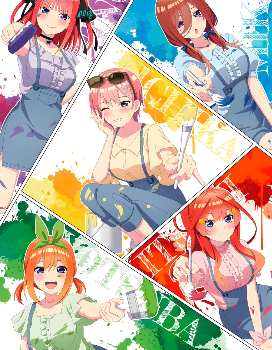 ElMundoShiro's tweet photo. La compañía #YLine anunció una #Colaboración con la franquicia basada en el manga escrito e #Ilustrado por #NegiHaruba, #GotoubunNoHanayome (#TheQuintessentialQuintuplets),
⬇️#gotoubun. https://t.co/rGd0q4n47W