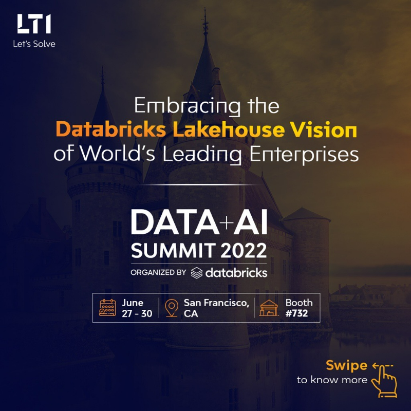 ltm_ofcl's tweet photo. We have solved for the world's leading enterprises and partnered with them in their journey to becoming a data-driven organization. Join us today at booth #732 at the #DataAISummit 2022 to learn how. 

#LTIXDatabricks #LetsSolve @Databricks