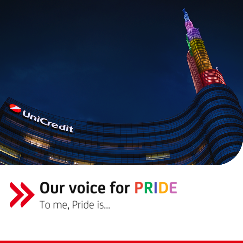 UniCreditEurope's tweet photo. #OurCommunities: tonight the spire of #UniCreditTower in Milan will light up in rainbow colours to support Global Pride with all our colleagues, clients and communities.
We're now ready to share the 4th episode of #OurVoiceForPRIDE
โค๐งก๐๐๐๐
๐ #UniCredit #OurCulture