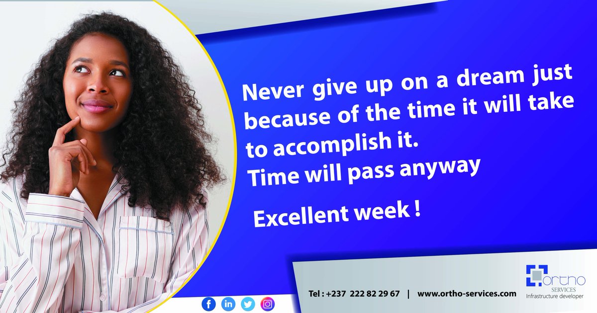 GroupOrtho's tweet photo. #Try and fail! Because you're going to miss a lot and that's okay. Learn from your mistakes.
#Enjoy the #process.
Nice week!
#InfrastructureDeveloper https://t.co/dO32flDtiK