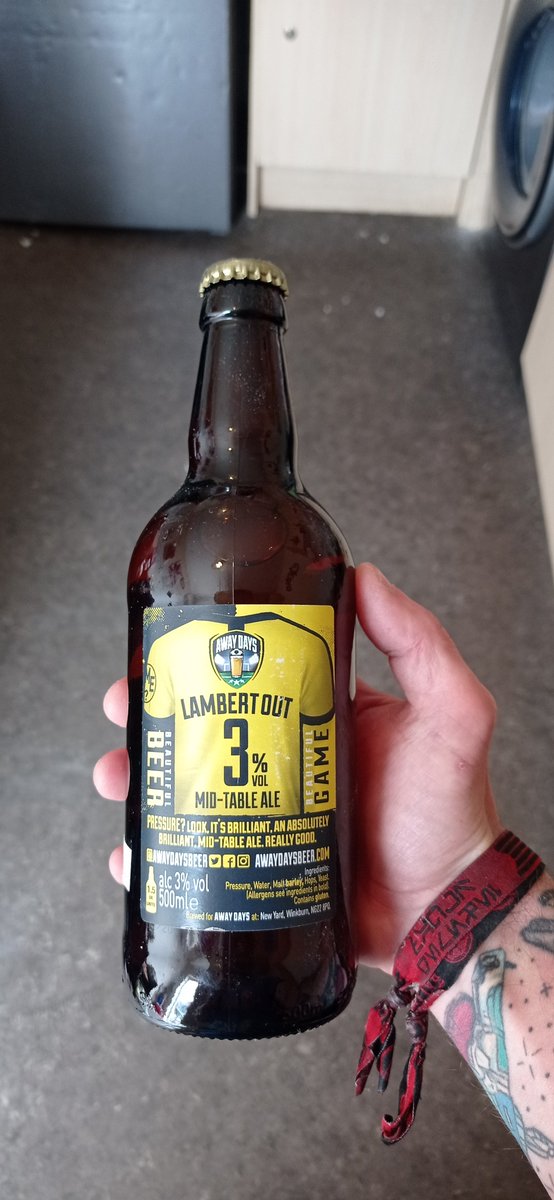 tonybtp20's tweet photo. Just found this in the back of a cupboard... @AwayDaysBeer do you think it is still ok to drink?
#lambertout #itfc https://t.co/xR2DAx3A2z