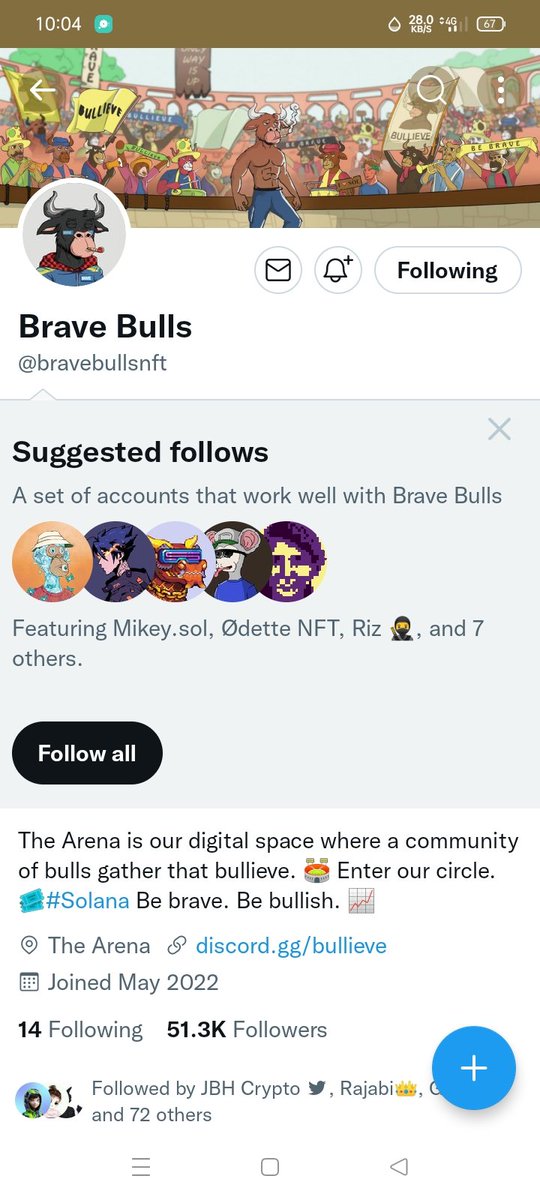 Emo_BigWin's tweet photo. @GiveAwayHost @bravebullsnft Done✔️ https://t.co/Bp6BvMrxK6