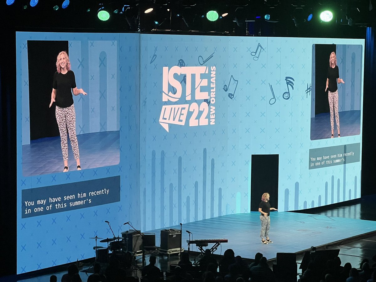Beyond excited to be at #ISTELive22 after so long. It’s a great time to reconnect, learn, grow and share best practices with some great educators