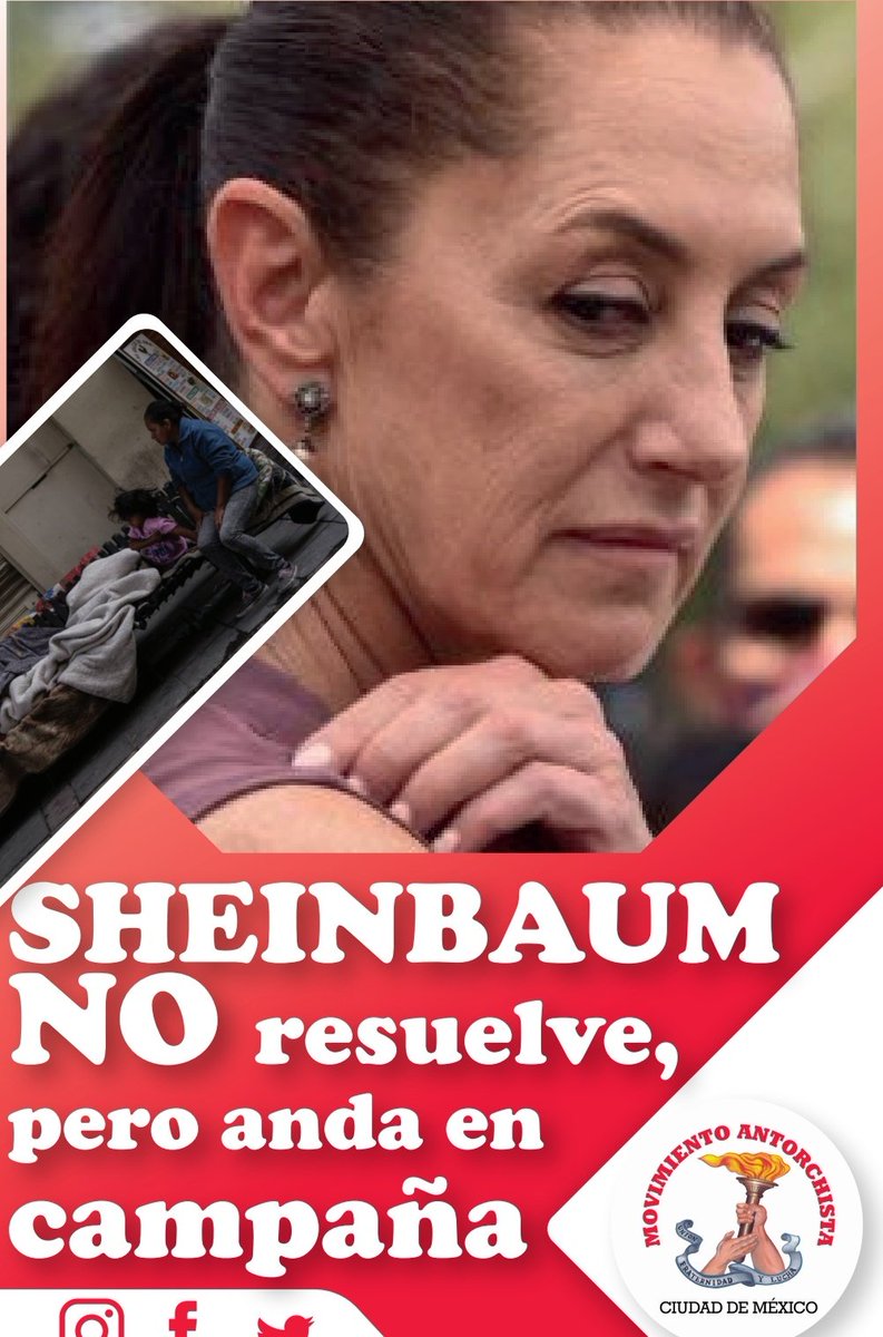 NancyGrajedaM's tweet photo. Buenos días.  Te invito a leer mi artículo de esta semana:
Sheinbaum no sabe gobernar 
https://t.co/zr5WsmZe0Q https://t.co/zepYTCykdP