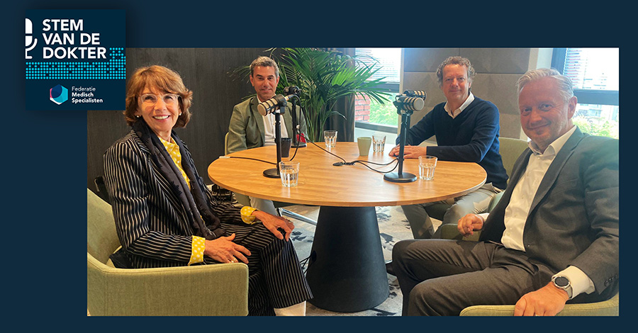 Federatie Medisch Specialisten (@de_specialisten) on Twitter photo 'Zou elk ziekenhuis en elke instelling een structuur van shared governance moeten inrichten?', vraagt Federatievoorzitter Peter Paul van Benthem in de podcast over bestuurbaarheid in de zorg met <a href="/PaulineMeurs/">Pauline Meurs</a>, David Jongen en <a href="/RDjamin/">Remco Djamin</a> ➡️ demedischspecialist.nl/podcast/podcas… 'Zou elk ziekenhuis en elke instelling een structuur van shared governance moeten inrichten?', vraagt Federatievoorzitter Peter Paul van Benthem in de podcast over bestuurbaarheid in de zorg met <a href="/PaulineMeurs/">Pauline Meurs</a>, David Jongen en <a href="/RDjamin/">Remco Djamin</a> ➡️ demedischspecialist.nl/podcast/podcas…