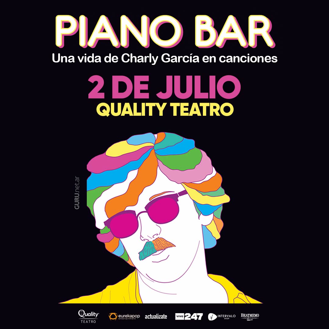 🎹 Piano Bar, la banda liderada por <a href="/tiagogalindez/">Tiago Galíndez</a> que interpreta la discografía de #CharlyGarcía se presenta en #Cordoba

📅 2 de Julio
📍 @qualityespacio

🎫 Comprá tus #Etickets en bit.ly/3zZ28Rp

Produce: 
<a href="/eurekapop/">Eureka Pop Entertainment</a>