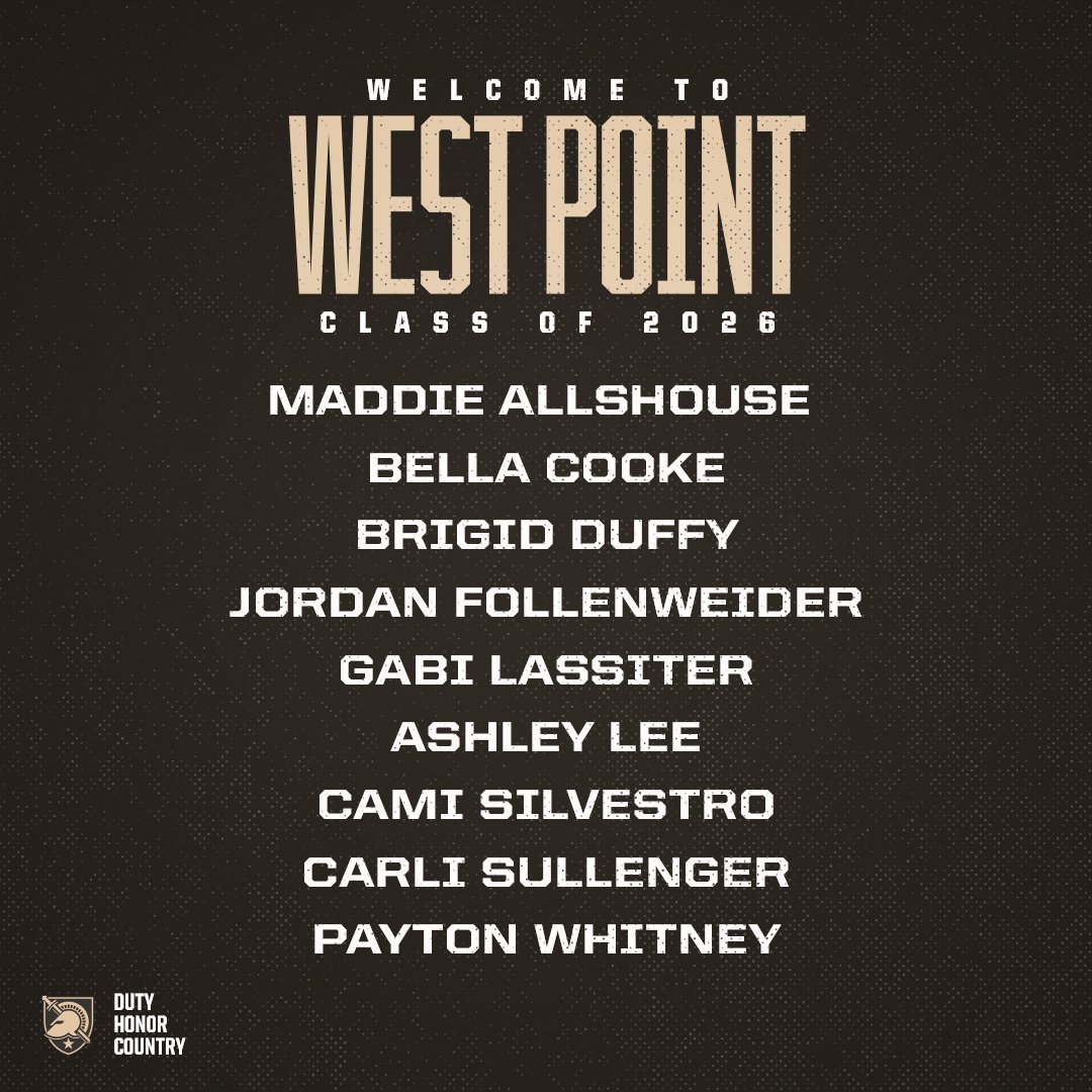 Welcome to West Point, Class of 2️⃣0️⃣2️⃣6️⃣ ⚔️ 

#GoArmy