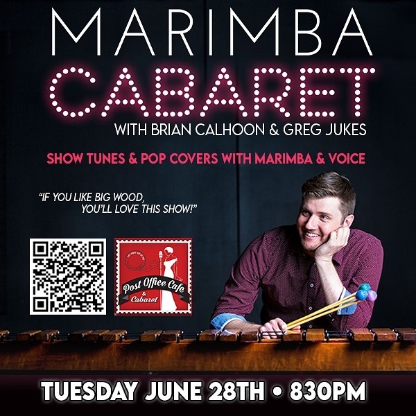 TOMORROW at 8:30pm EST: M1 Artist Brian Calhoon is reunited with <a href="/greg/">Greg</a>.jukes to make their debut upstairs at the Post Office Cafe! 

Tickets on sale now at l8r.it/j2qt