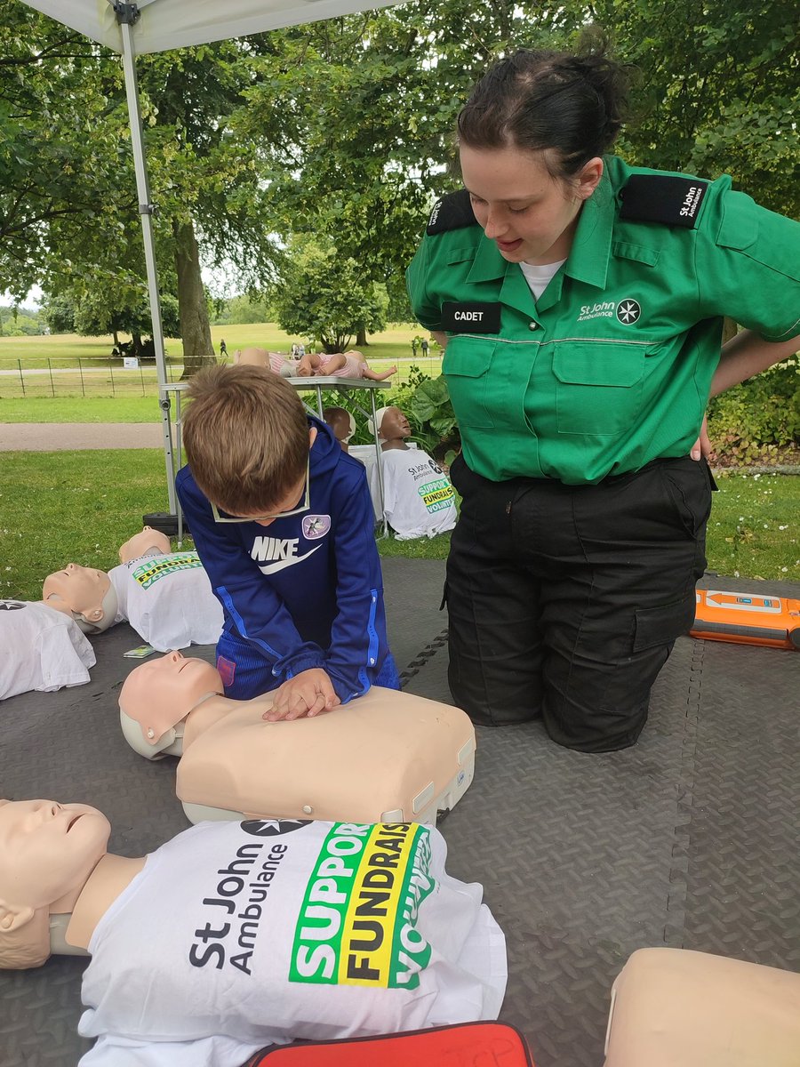 JadeHaniak's tweet photo. Really proud of Reuben learning life saving CPR this weekend with @stjohnambulance at #MFoN @MissKeiley @StJosephStBede https://t.co/f8WEKM4J8y
