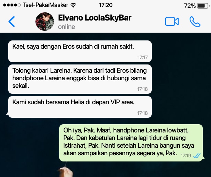 hsamberlee's tweet photo. 016 — Eros ada di sana, jadi kenapa harus Elvano yang jadi perantara? https://t.co/ajtMUygMBi
