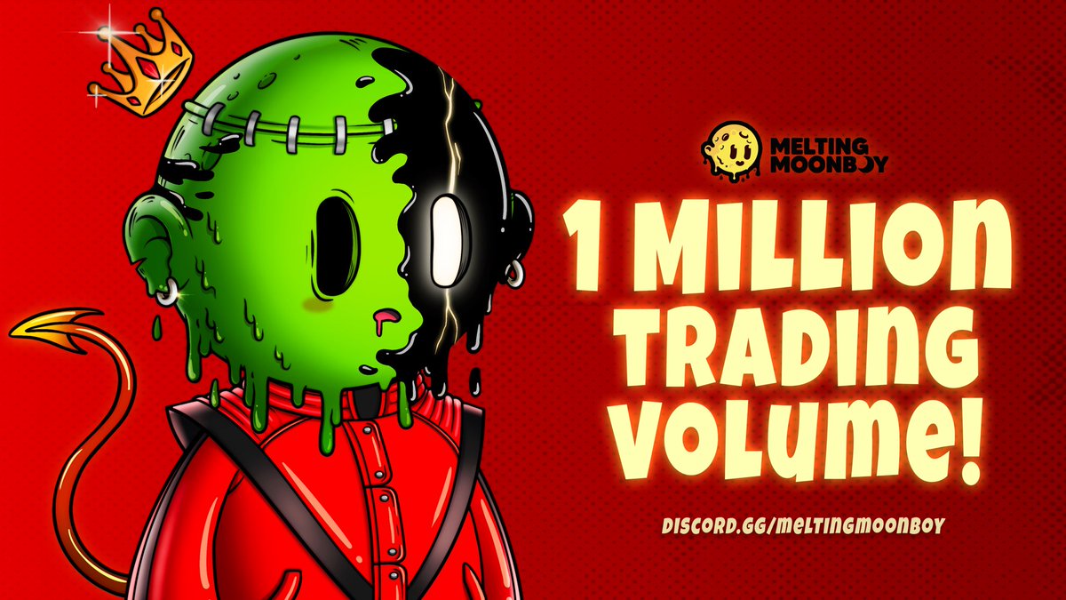 🎉 1 MILLION VOLUME 🎉

It’s only been a little over 10 days since we minted but it’s already been a wild ride and definitely a thriller so far😉

Thank you once again for the overwhelming support!! Stay melty and we look forward to continue growing with all of you ❤️