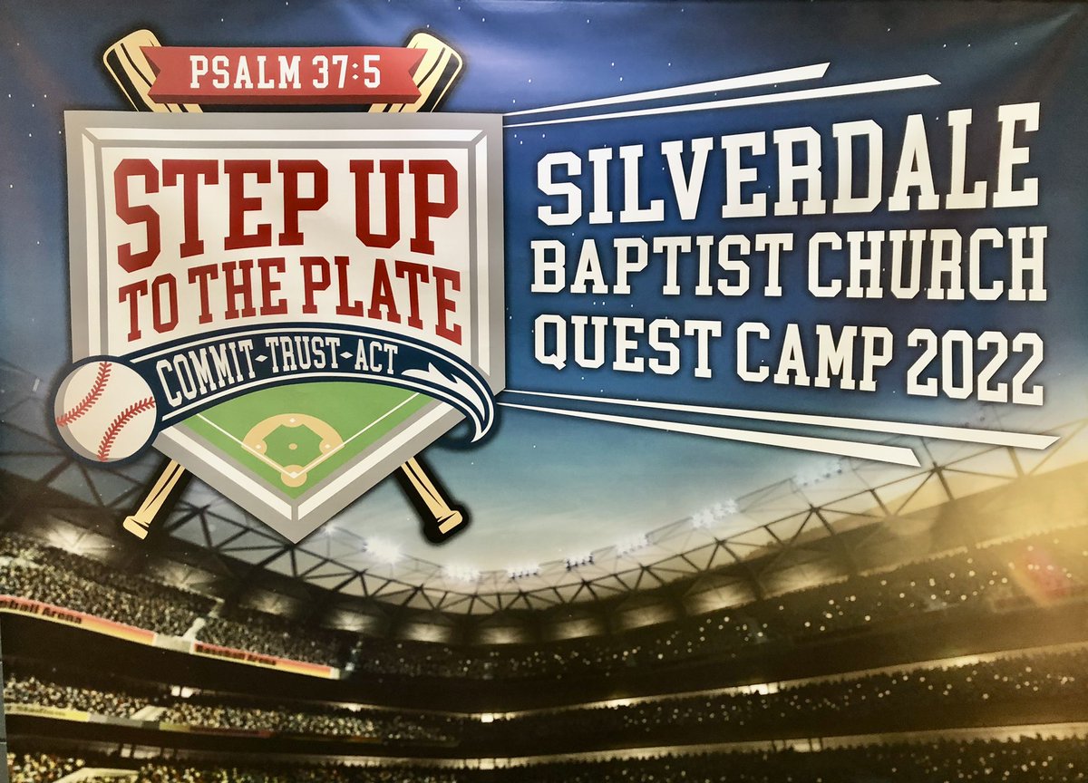 GusHernandezSr1's tweet photo. It’s happening! 🙌🙏🏻👍 Our @silverdalebc 2022 Quest Camp!
Love to see so many kiddos getting to hear the good news of the Gospel and with lots of fun! Play ball! ⚾️ @SBCStudents ministry #onmission https://t.co/cHipjlBMe9