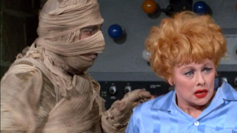 That Mummy attacking Lucille Ball is none other than the great SID HAIG!